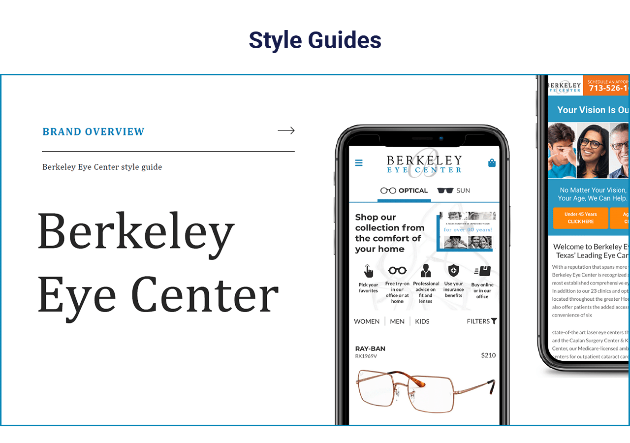 Berkeley Eye Center Style Guide