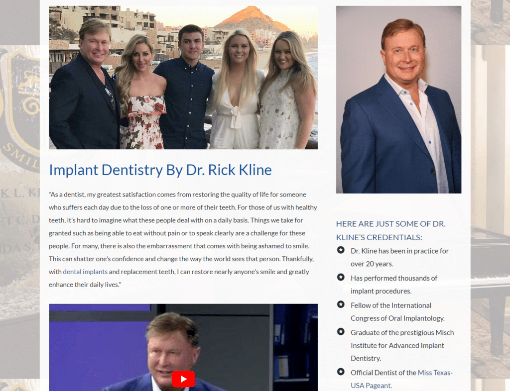 Doctor Rick Kline Bio Page