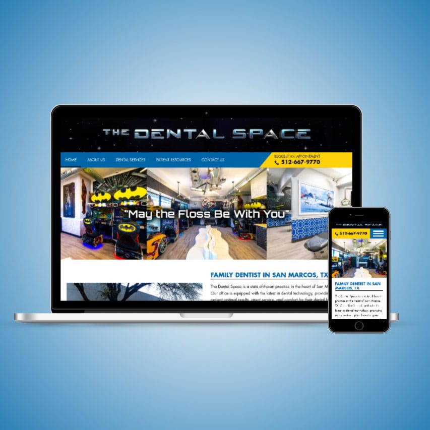 Dental Space Website Design