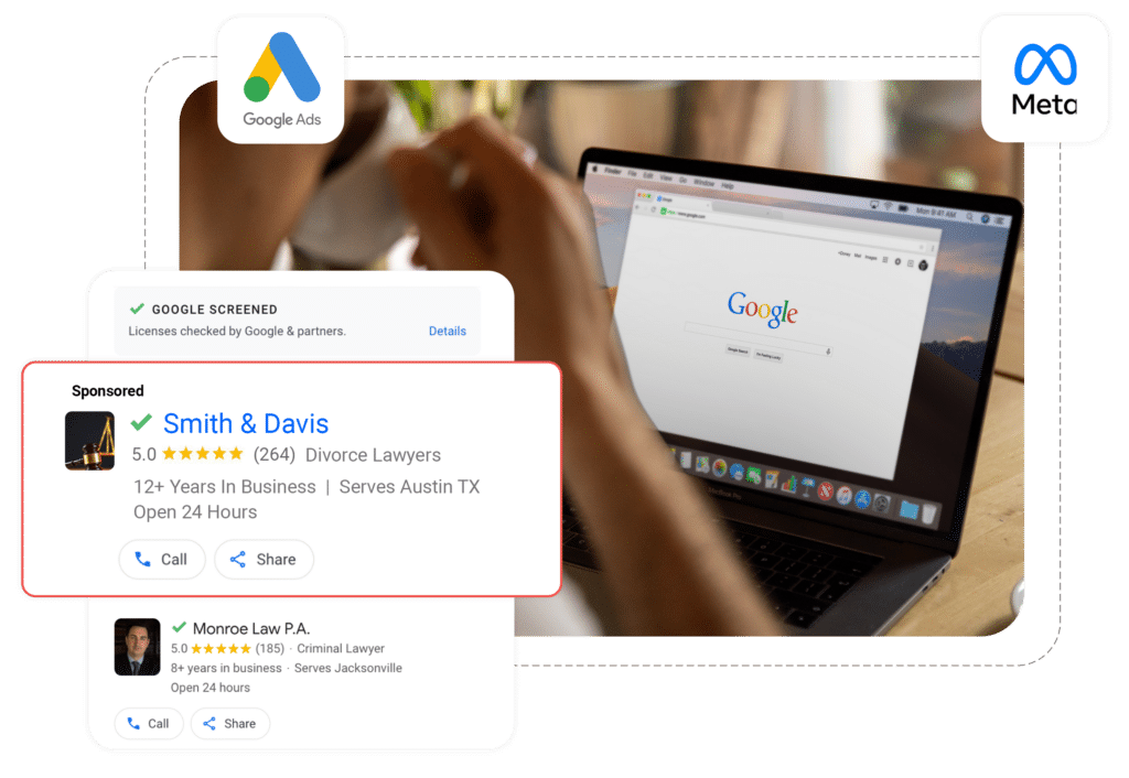 google local ads lawyers
